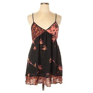 Intimately Free People Black Pink Floral Casual Dress Size M